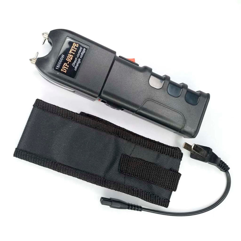 Dispositivo de choque Taser para defensa personal recargable con linterna LED TASER 928