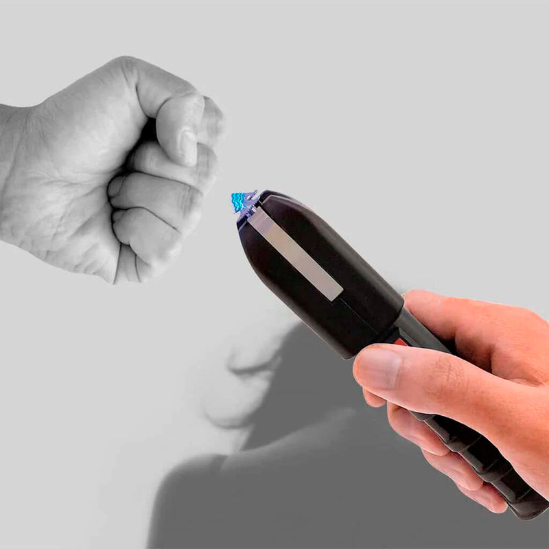 Dispositivo de choque Taser para defensa personal recargable con linterna LED TASER 928