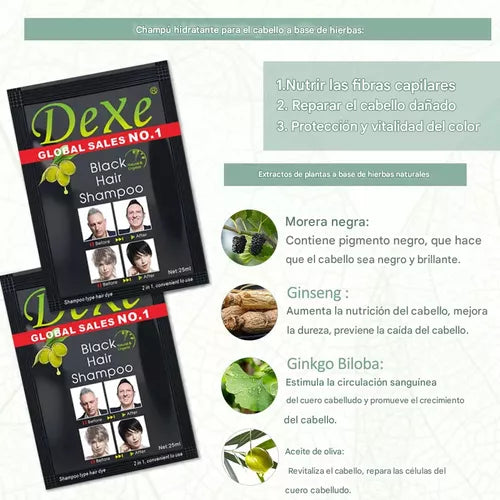 Shampoo Cubre Canas Orgánico Dexe