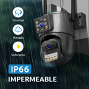 Cámaras Vigilancia Exterior Doble Lente