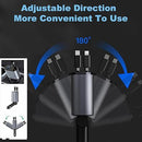 CARGADOR PARA AUTO RETRACTIL 4 EN 1