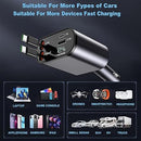 CARGADOR PARA AUTO RETRACTIL 4 EN 1