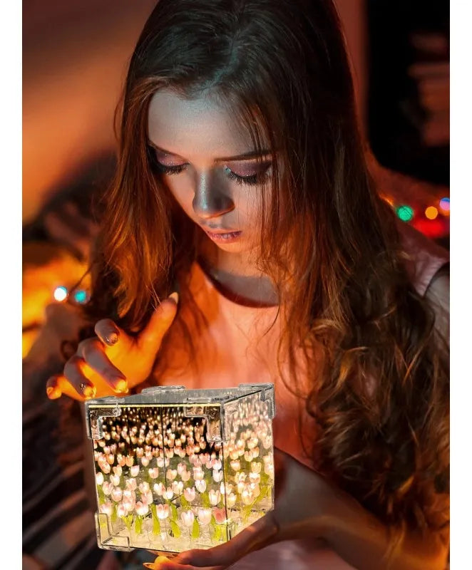 LAMPARA TULIPANES PARA ARMAR